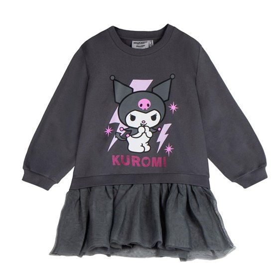 Sudadera French Terry Tul Hello Kitty Kuromi Cerdá 4 Años-10 Años: 1,2,4,2,1