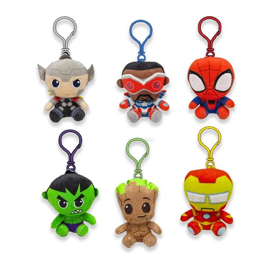 Bag Clip 24 Piezas Marvel Cerdá T.Unica: 3,3,3,3,10,2
