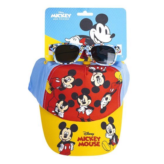 Gorra Set Gafas De Sol Mickey Cerdá T51C:51 cm.