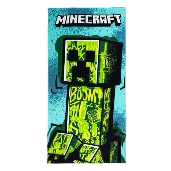 Toalla Algodón Premium Minecraft Cerdá 7.0 x 14.0 x  cm.