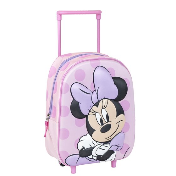 Mochila Infantil Trolley 3D Minnie Cerdá 25.0 x 37.0 x 10.0 cm.