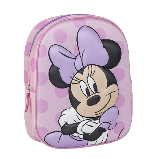Mochila Infantil 3D Minnie Cerdá 25.0 x 31.0 x 10.0 cm.