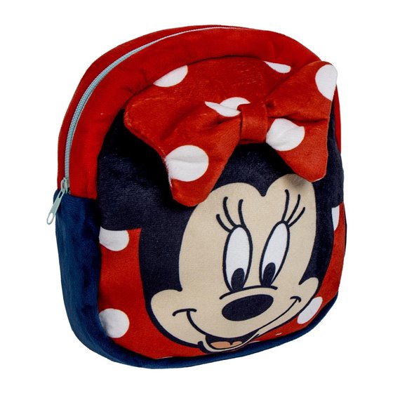 Mochila Guarderia Personaje Peluche Minnie Cerdá 18.0 x 22.0 x 8.0 cm.