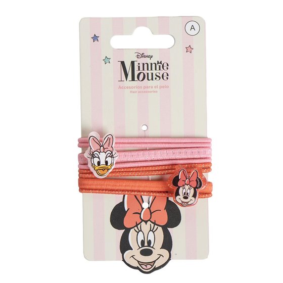 Accesorios Pelo Elásticos 8 Piezas Minnie Cerdá 6.5 x 12.5 x 0.1 cm.