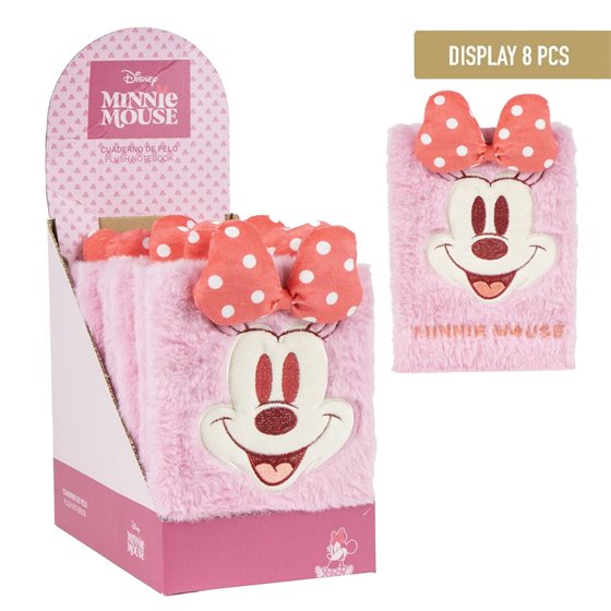 Cuaderno Peluche Minnie Cerdá 15.0 x 21.0 x 3.0 cm.