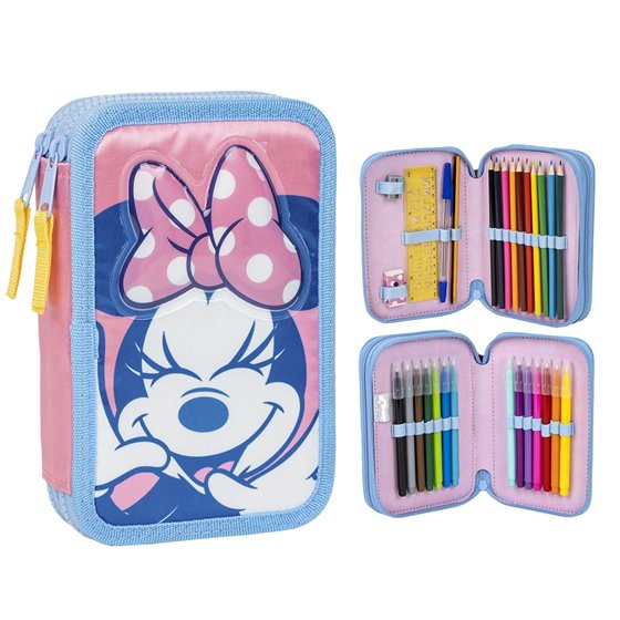 Plumier Con Accesorios Minnie Cerdá 12.5 x 19.5 x 4.5 cm.