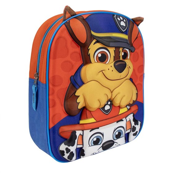 Mochila Infantil 3D Aplicaciones Paw Patrol Cerdá 22.0 x 27.0 x 10.0 cm.