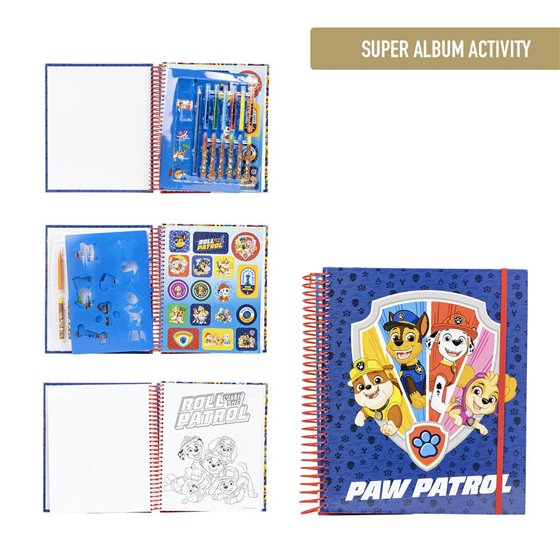 Album Actividades Coloreable Paw Patrol Cerdá 22.0 x 26.0 x 2.0 cm.