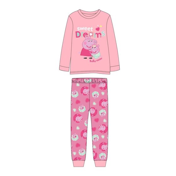Pijama Largo Single Jersey Peppa Pig Cerdá 3 Años-6 Años: 4,4,3,1