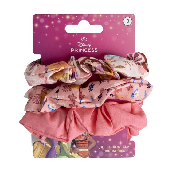 Accesorios Pelo Coletero De Tela 3 Piezas Princess Cerdá 7.0 x 2.0 x 11.0 cm.