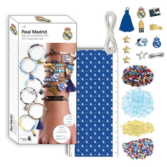 Bisuteria Set Pulsera Real Madrid Cerdá 13.0 x 28.5 x 4.0 cm.