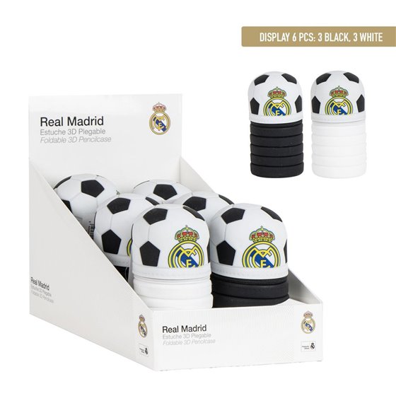 Estuche Portatodo Silicona Real Madrid Cerdá T.Unica: 6,6