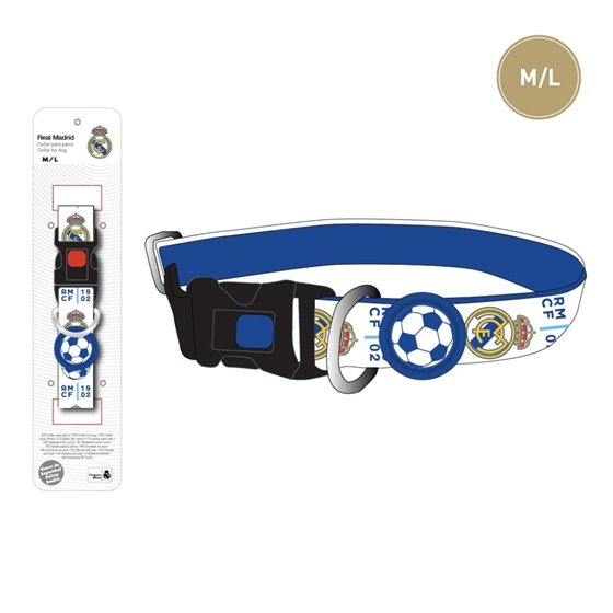 Collar Para Perros M/L Real Madrid Cerdá T4M:M/L