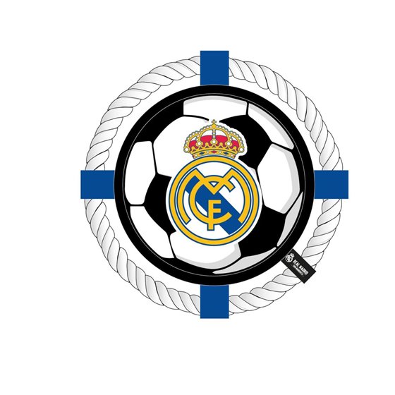 Frisbee Para Perro Cuerda Real Madrid Cerdá 22.0 x 22.0 x 6.0 cm.