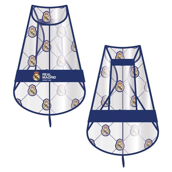 Impermeable Ajustable Para Perro Ajustable Real Madrid Cerdá xs-L: 2,3,4,3