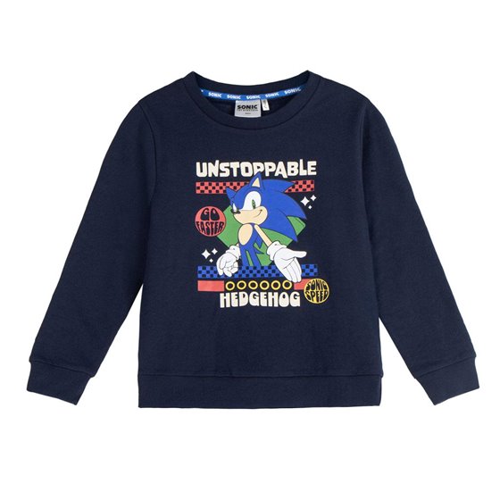 Sudadera Cotton Brushed Sonic Cerdá 6 Años-12 Años: 4,4,3,1