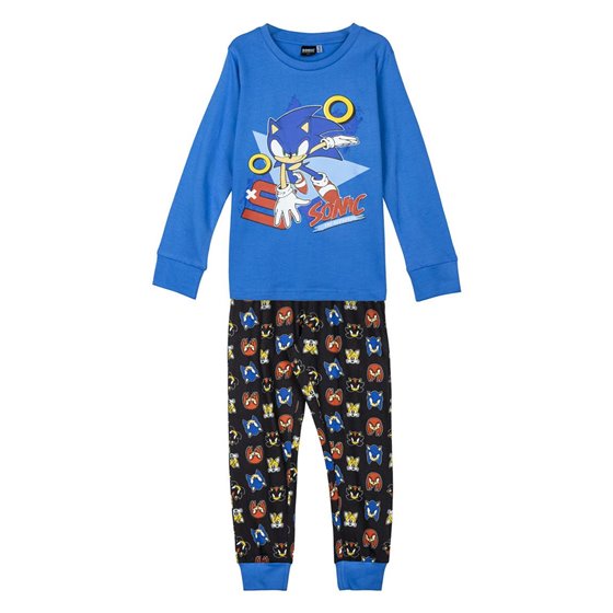 Pijama Largo Single Jersey Sonic Cerdá 5 Años-12 Años: 2,3,3,2,2