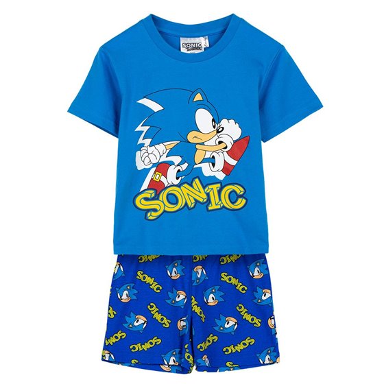 Pijama Corto Single Jersey Sonic Cerdá 5 Años-12 Años: 2,3,3,2,2