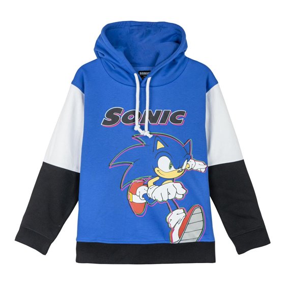 Sudadera Con Capucha Cotton Brushed Sonic Cerdá 5 Años-12 Años: 2,3,3,2,2