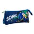 Estuche Portatodo 3 Compartimentos Sonic Prime Cerdá 11.5 x 3.0 x 22.5 cm.