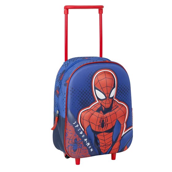 Mochila Infantil Trolley 3D Spiderman Cerdá 25.0 x 31.0 x 10.0 cm.