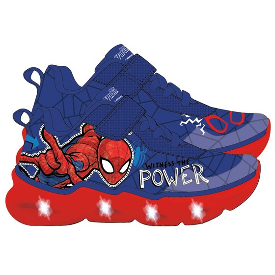 Deportiva Suela Ligera Eva Con Luces Spiderman Cerdá T025-T032: 1,1,2,2,2,2,1,1