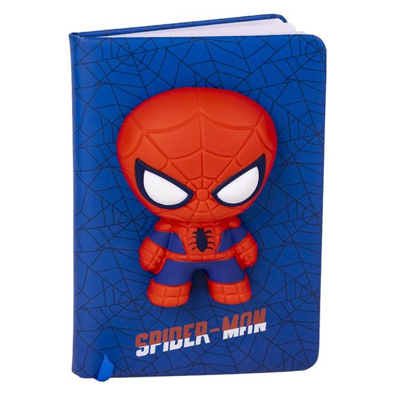 Cuaderno Squishy Spiderman Cerdá 18.0 x 13.0 x 1.0 cm.