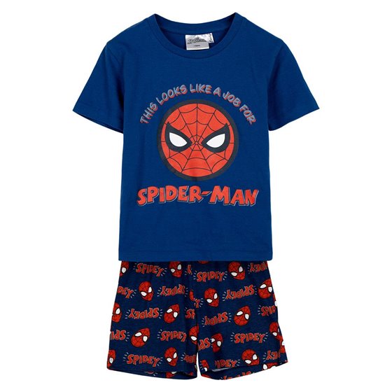 Pijama Corto Single Jersey Spiderman Cerdá 3 Años-7 Años: 2,3,3,3,1
