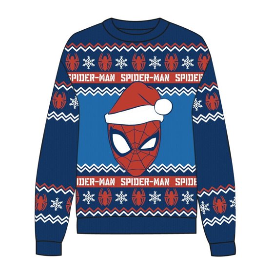 Jersey Punto Navideño Spiderman Cerdá 3 Años-7 Años: 2,3,3,3,1