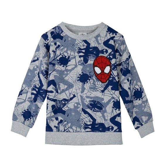 Sudadera Cotton Brushed Spiderman Cerdá 3 Años-7 Años: 2,3,3,3,1
