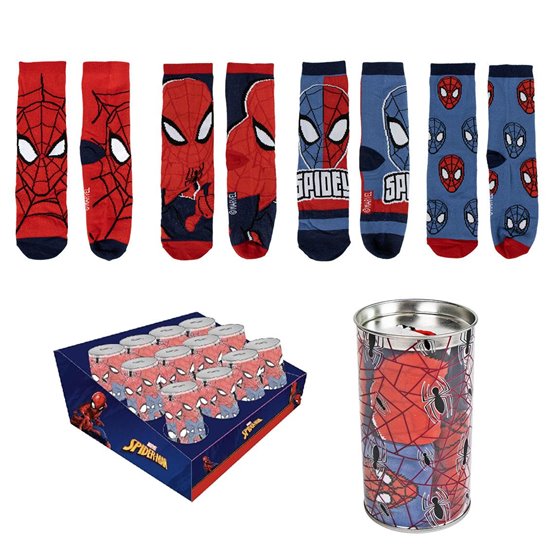 Pack Calcetines 4 Piezas Spiderman Cerdá T.23/26-T.31/34: 4,4,4