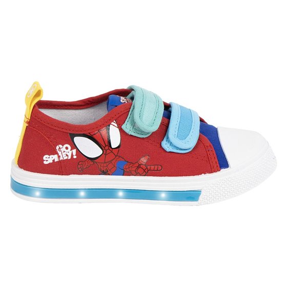 Zapatilla Loneta Suela Pvc Con Luces Spidey Cerdá T023-T030: 1,1,2,2,2,2,1,1