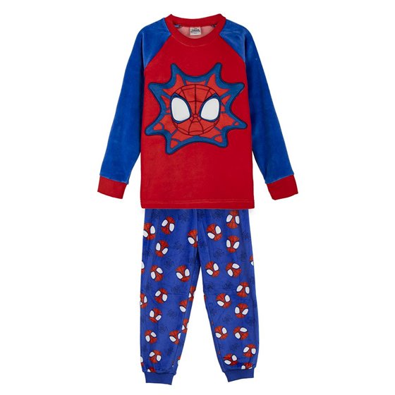 Pijama Largo Coral Fleece Aplicaciones Spidey Cerdá 2 Años-6 Años: 2,3,3,3,1
