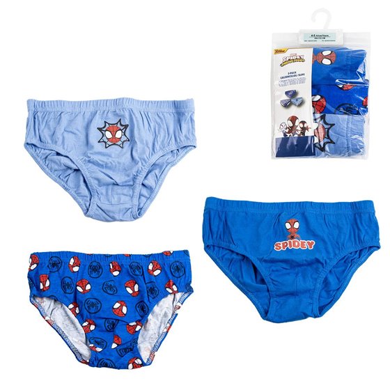Pack Calzoncillos Single Jersey 3 Piezas Spidey Cerdá T02/03-T06/08: 6,6,3