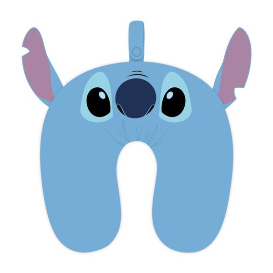 Cojin Con Aplicaciones Viaje Stitch Cerdá 33.0 x 33.0 x 9.5 cm.