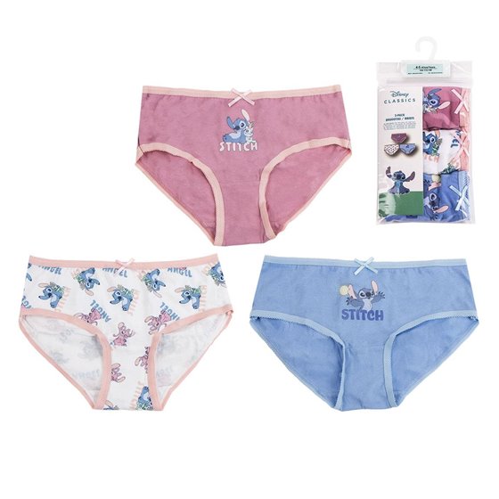 Pack Braguitas Single Jersey 3 Piezas Stitch Cerdá T04/05-T08/10: 5,5,5