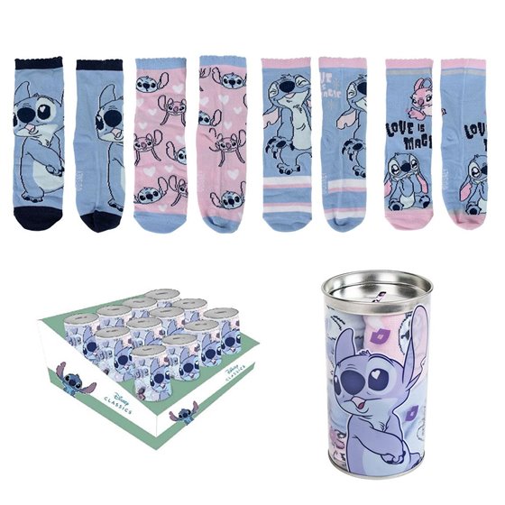Pack Calcetines 4 Piezas Stitch Cerdá T.27/30-T.35/38: 4,4,4