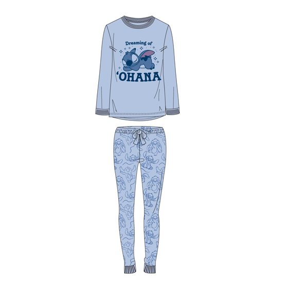 Pijama Largo Single Jersey Stitch Cerdá xs-xl: 2,3,3,2,2
