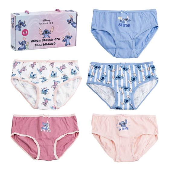 Pack Braguitas Single Jersey 5 Piezas Stitch Cerdá T04/05-T08/10: 5,5,5