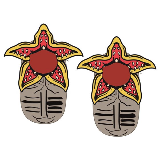 Zapatillas De Casa 3D Aplicaciones Stranger Things Cerdá T38/39-T44/45: 2,4,4,2