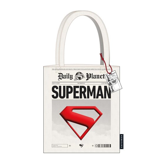 Bolsa Shopping Superman Cerdá 36.0 x 39.0 x 0.4 cm.