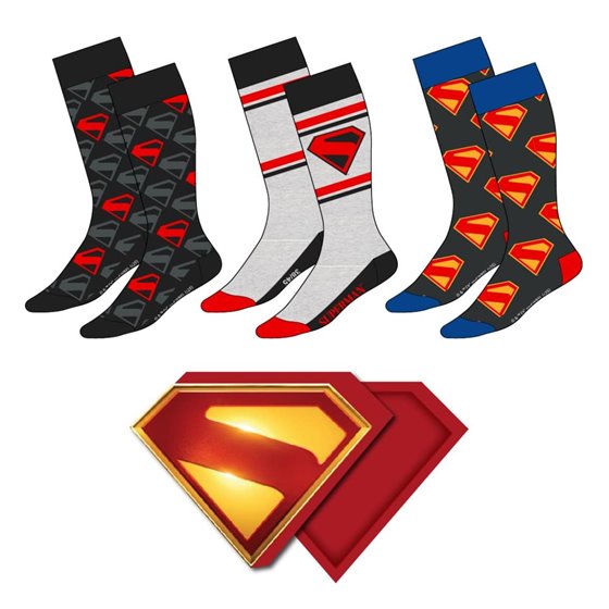 Pack Calcetines 3 Piezas Superman Cerdá T3845:Tu 38/45