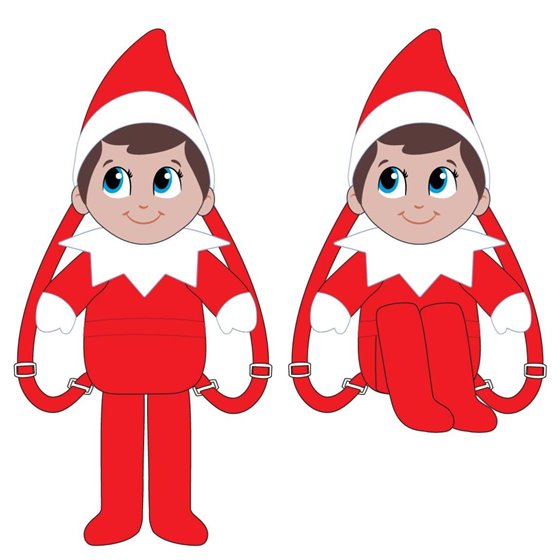 Mochila Infantil Personaje Peluche The Elf Cerdá  cm.
