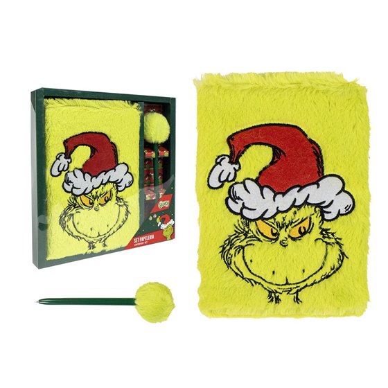 Set De Papelería Bolígrafo The Grinch Cerdá 22.0 x 22.0 x 2.5 cm.