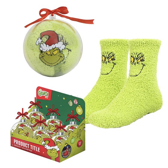 Calcetin Antideslizante Navideño The Grinch Cerdá T3845:Tu 38/45