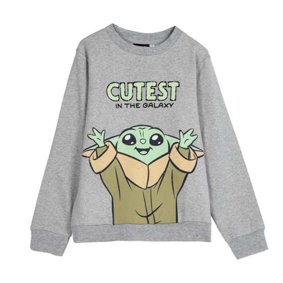 Sudadera Cotton Brushed The Mandalorian Grogu Cerdá 8 Años-14 Años: 3,3,3,3