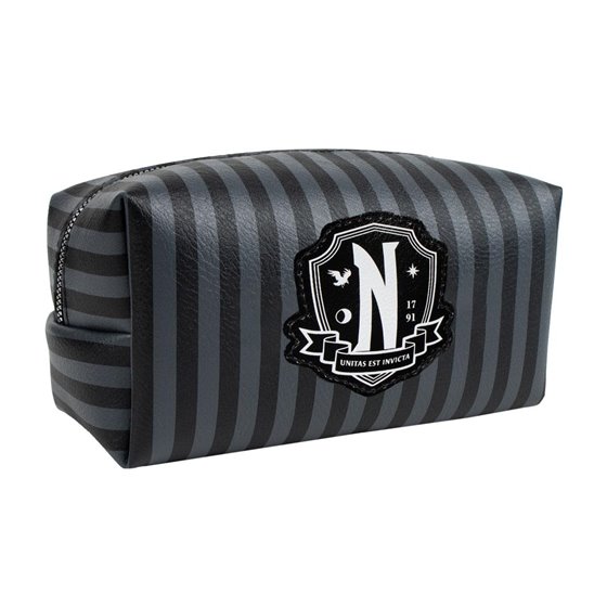 Neceser Aseo Viaje Polipiel Wednesday Cerdá 11.0 x 6.4 x 20.0 cm.