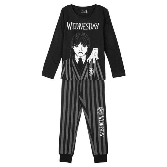 Pijama Largo Single Jersey Wednesday Cerdá 8 Años-14 Años: 3,3,3,3