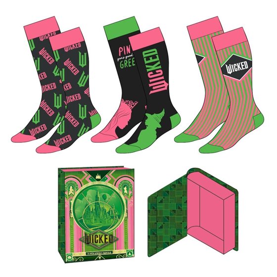 Pack Calcetines 3 Piezas Wicked Cerdá T3643:Tu 36-43