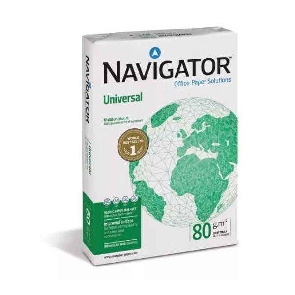 Papel NAVIGATOR Universal 80 g. Din-A4 Paquete x500 Hojas